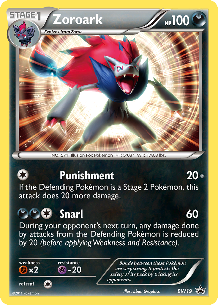 Zoroark (BW19) [Black & White: Black Star Promos] | Gear Gaming Fayetteville