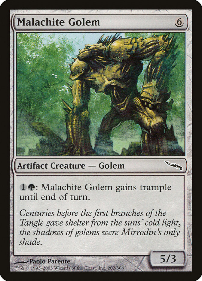 Malachite Golem [Mirrodin] | Gear Gaming Fayetteville