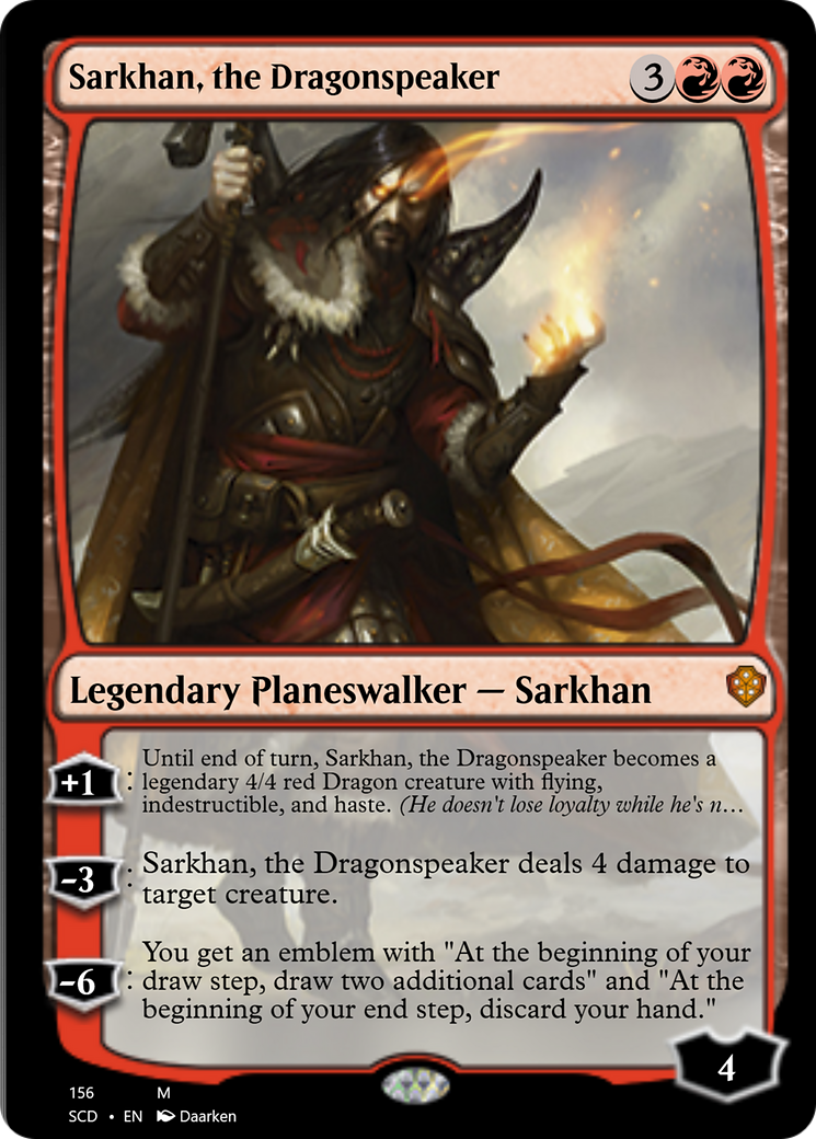 Sarkhan, the Dragonspeaker [Starter Commander Decks] | Gear Gaming Fayetteville