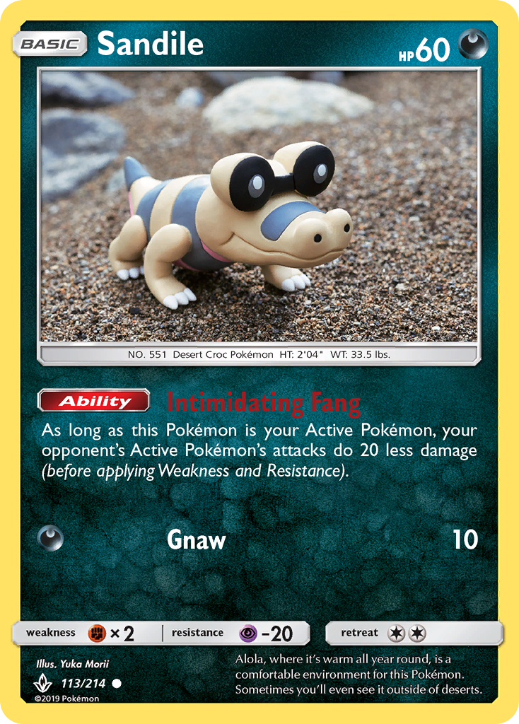 Sandile (113/214) [Sun & Moon: Unbroken Bonds] | Gear Gaming Fayetteville