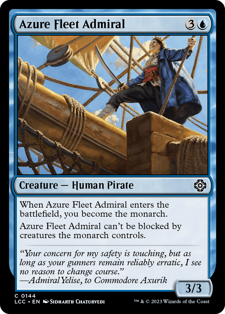 Azure Fleet Admiral [The Lost Caverns of Ixalan Commander] | Gear Gaming Fayetteville