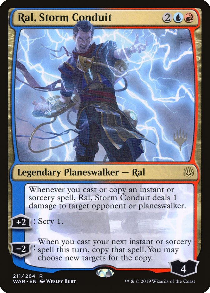 Ral, Storm Conduit (Promo Pack) [War of the Spark Promos] | Gear Gaming Fayetteville