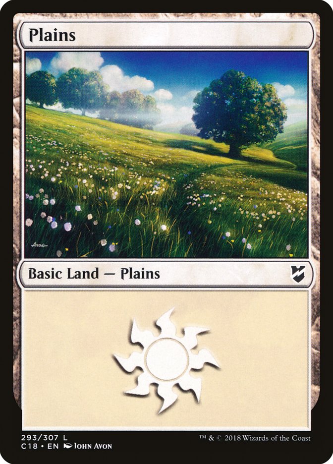 Plains (293) [Commander 2018] | Gear Gaming Fayetteville