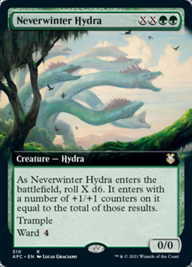 Neverwinter Hydra (Extended Art) [Dungeons & Dragons: Adventures in the Forgotten Realms Commander] | Gear Gaming Fayetteville