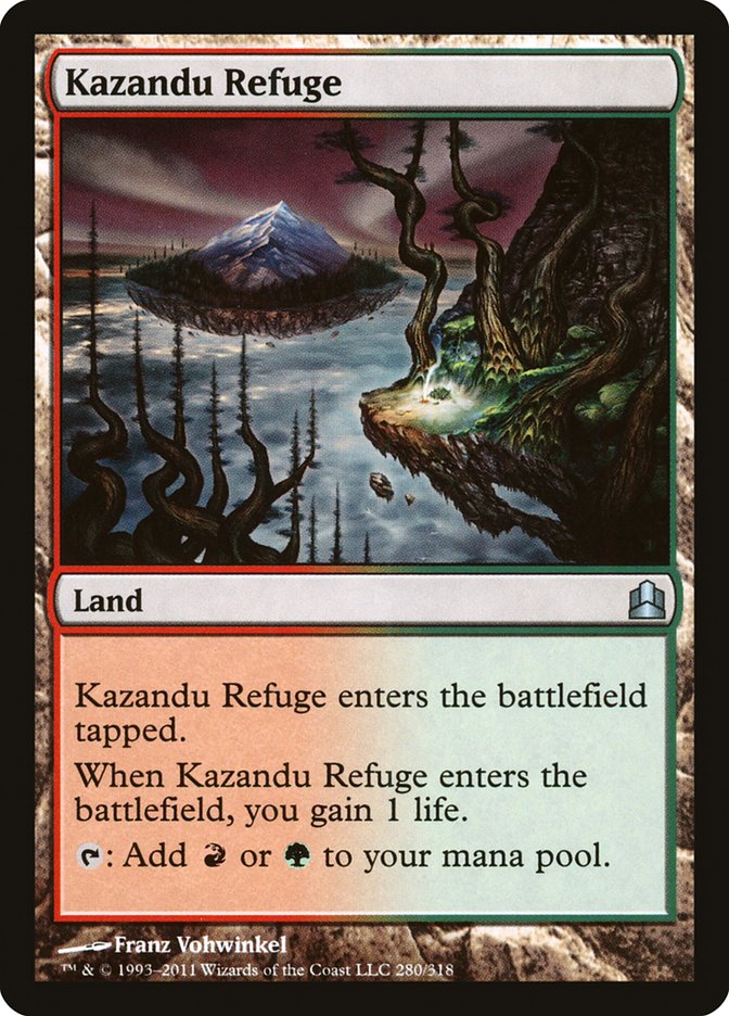 Kazandu Refuge [Commander 2011] | Gear Gaming Fayetteville