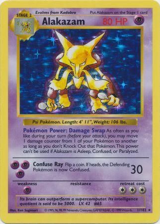 Alakazam (1/102) [Base Set Shadowless Unlimited] | Gear Gaming Fayetteville