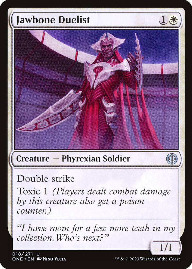 Jawbone Duelist [Phyrexia: All Will Be One] | Gear Gaming Fayetteville