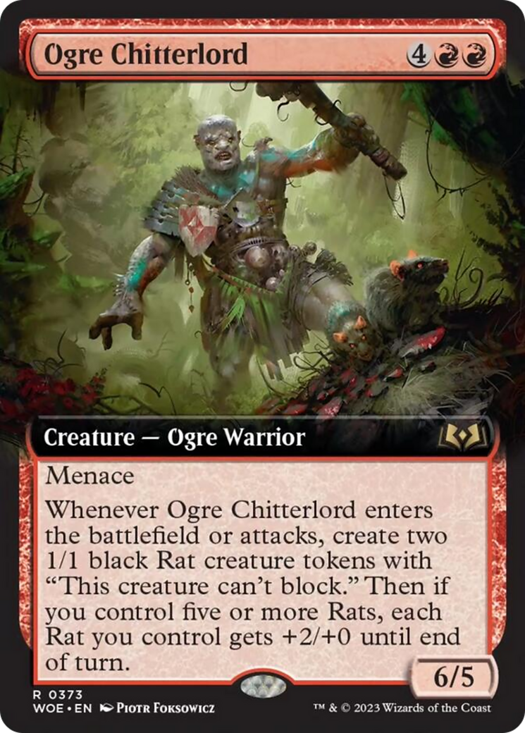 Ogre Chitterlord (Extended Art) [Wilds of Eldraine] | Gear Gaming Fayetteville