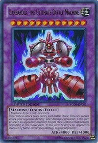 Barbaroid, the Ultimate Battle Machine [Yu-Gi-Oh! GX Manga Promotional Cards] [YG08-EN001] | Gear Gaming Fayetteville