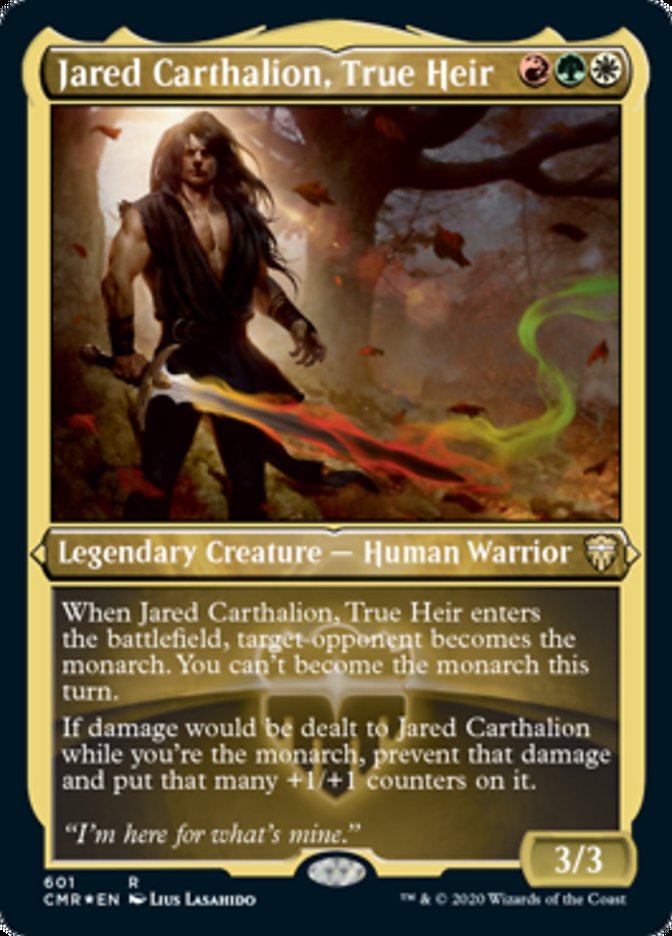 Jared Carthalion, True Heir (Etched) [Commander Legends] | Gear Gaming Fayetteville