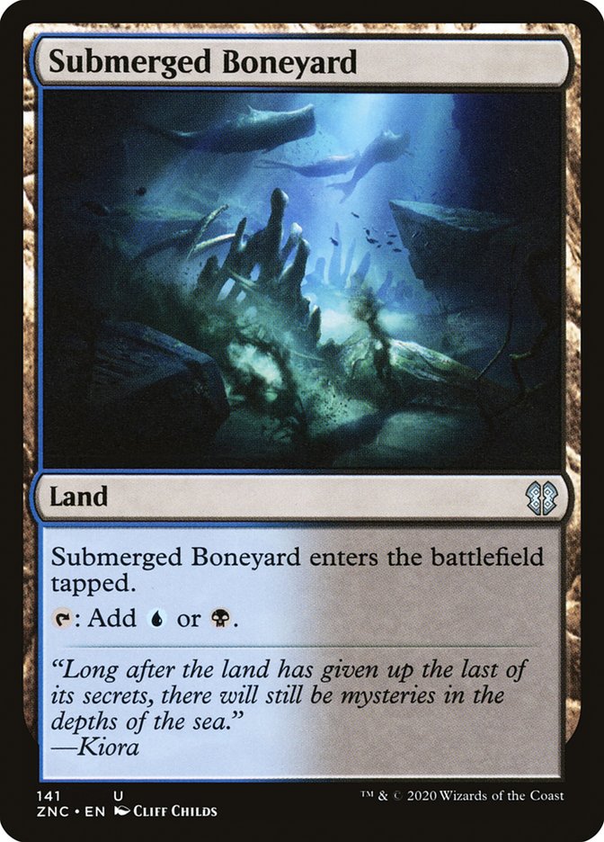 Submerged Boneyard [Zendikar Rising Commander] | Gear Gaming Fayetteville