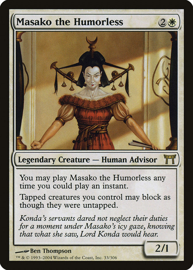 Masako the Humorless [Champions of Kamigawa] | Gear Gaming Fayetteville