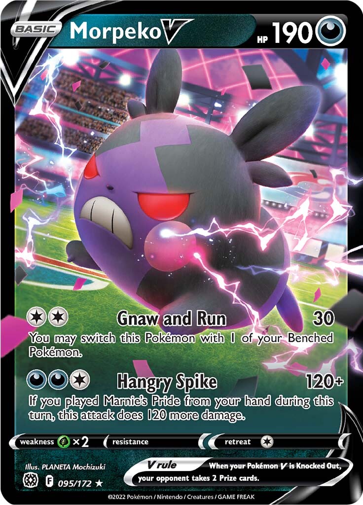 Morpeko V (095/172) [Sword & Shield: Brilliant Stars] | Gear Gaming Fayetteville