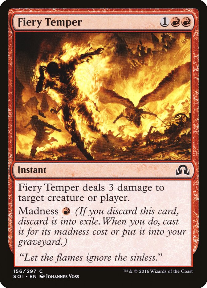 Fiery Temper [Shadows over Innistrad] | Gear Gaming Fayetteville