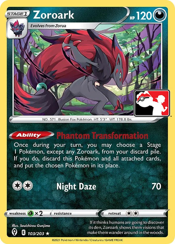 Zoroark (103/203) [Prize Pack Series One] | Gear Gaming Fayetteville