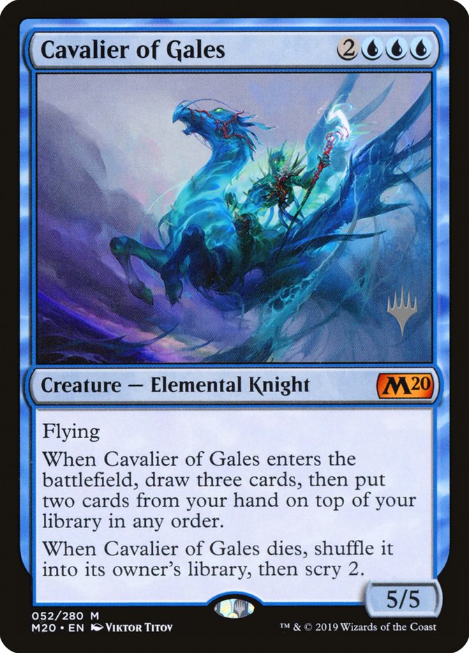 Cavalier of Gales (Promo Pack) [Core Set 2020 Promos] | Gear Gaming Fayetteville