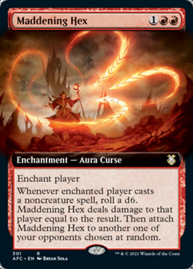 Maddening Hex (Extended Art) [Dungeons & Dragons: Adventures in the Forgotten Realms Commander] | Gear Gaming Fayetteville