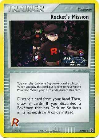 Rocket's Mission (88/109) (Stamped) [EX: Team Rocket Returns] | Gear Gaming Fayetteville