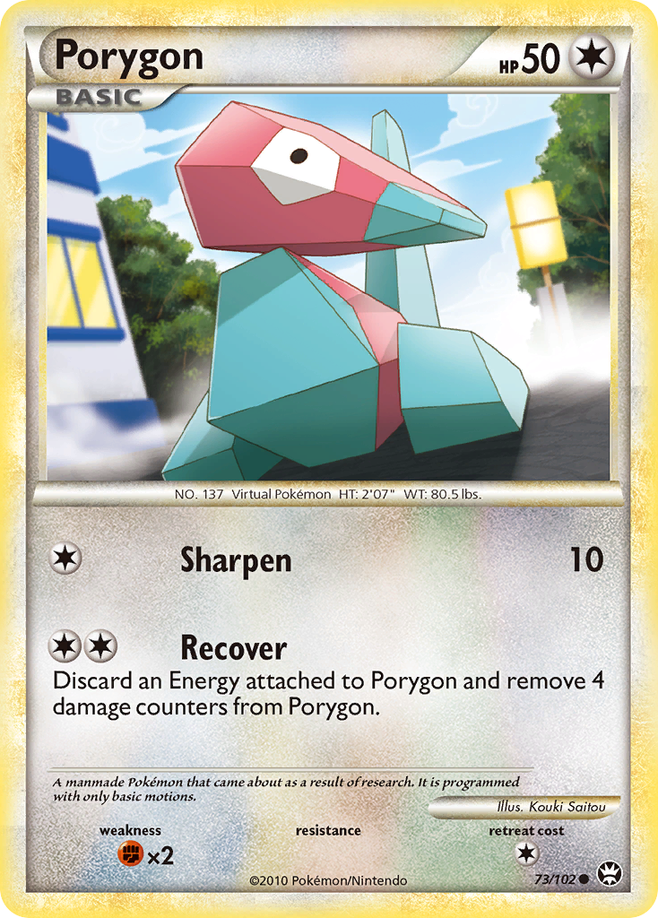 Porygon (73/102) [HeartGold & SoulSilver: Triumphant] | Gear Gaming Fayetteville