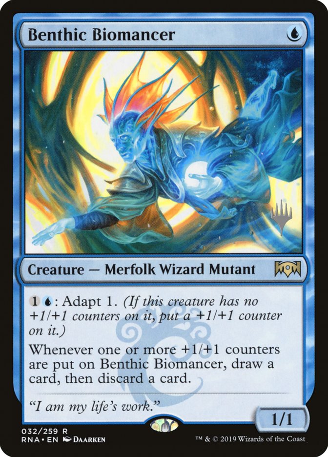 Benthic Biomancer (Promo Pack) [Ravnica Allegiance Promos] | Gear Gaming Fayetteville