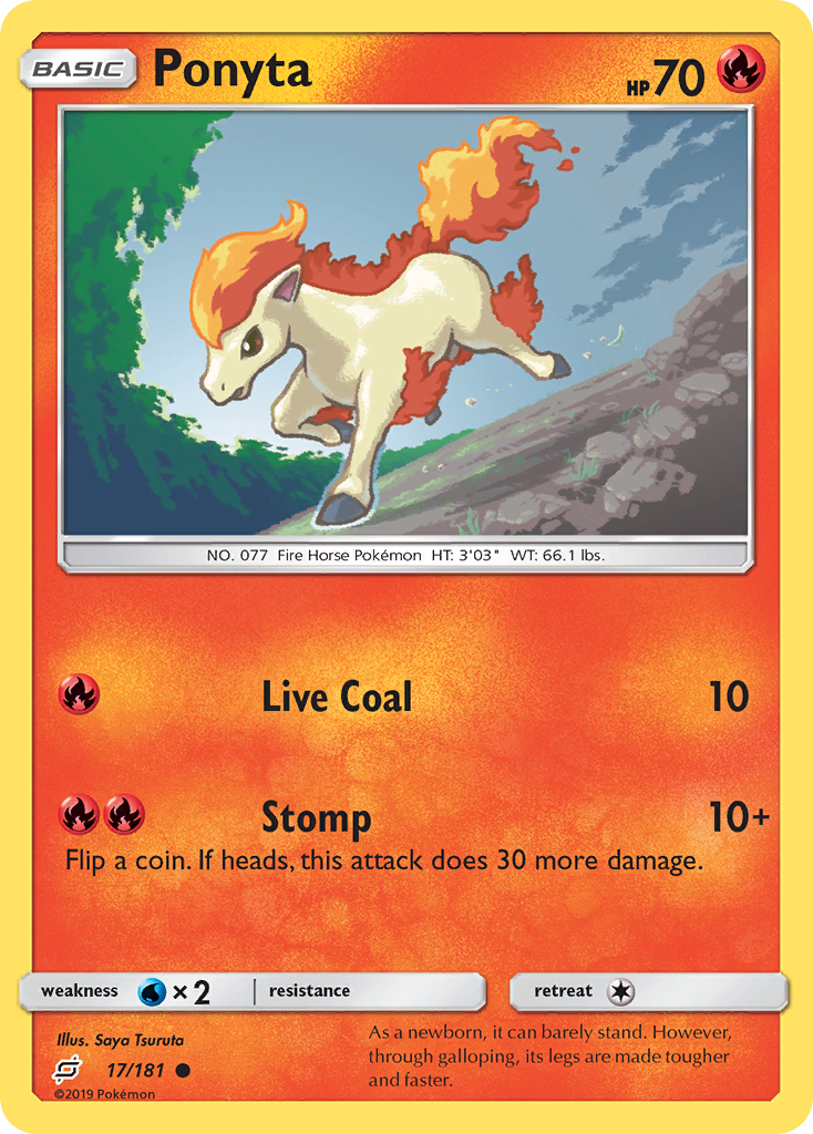 Ponyta (17/181) [Sun & Moon: Team Up] | Gear Gaming Fayetteville