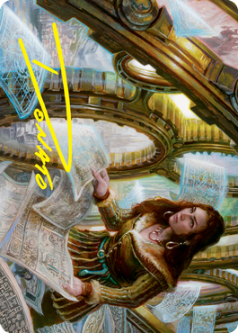 Cartographer's Survey Art Card (Gold-Stamped Signature) [Innistrad: Crimson Vow Art Series] | Gear Gaming Fayetteville