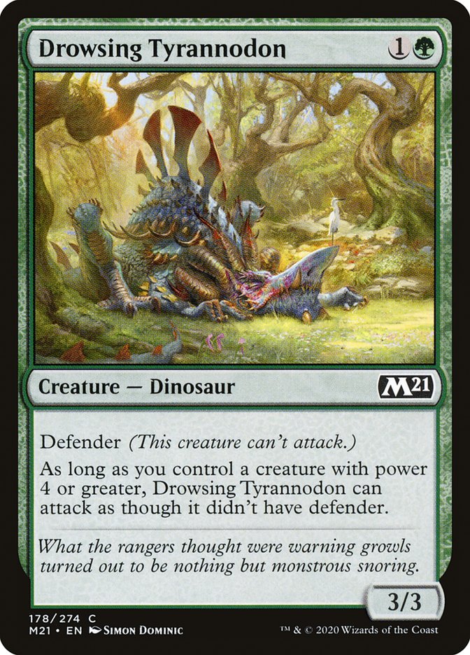 Drowsing Tyrannodon [Core Set 2021] | Gear Gaming Fayetteville