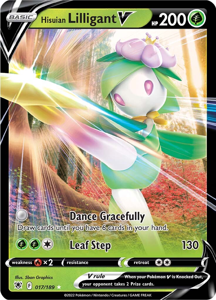 Hisuian Lilligant V (017/189) [Sword & Shield: Astral Radiance] | Gear Gaming Fayetteville