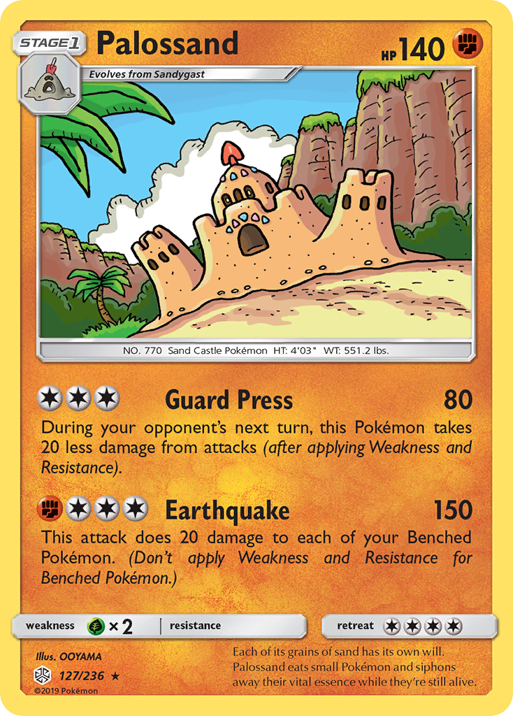 Palossand (127/236) [Sun & Moon: Cosmic Eclipse] | Gear Gaming Fayetteville