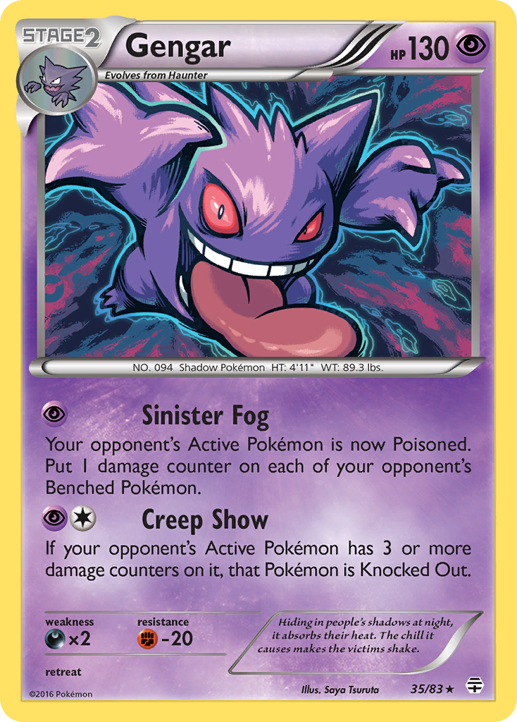 Gengar (35/83) [XY: Generations] | Gear Gaming Fayetteville