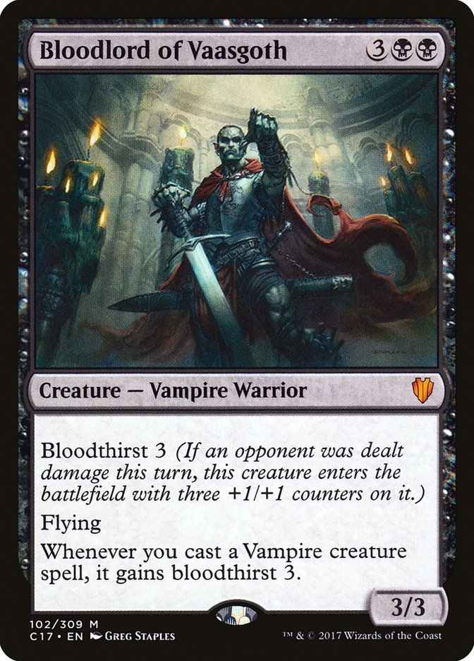 Bloodlord of Vaasgoth [Commander 2017] | Gear Gaming Fayetteville