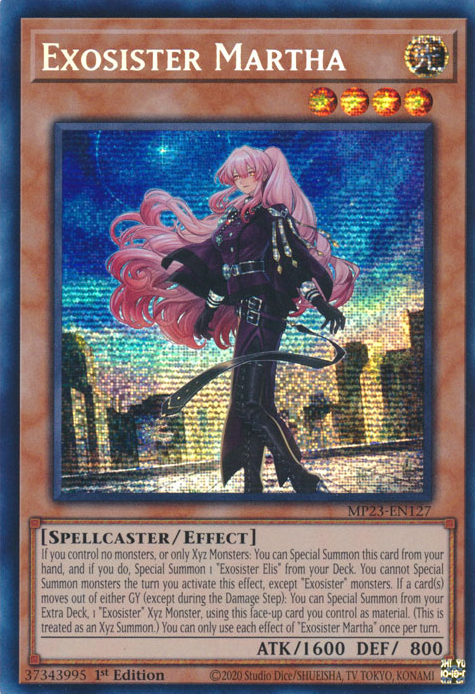 Exosister Martha [MP23-EN127] Prismatic Secret Rare | Gear Gaming Fayetteville