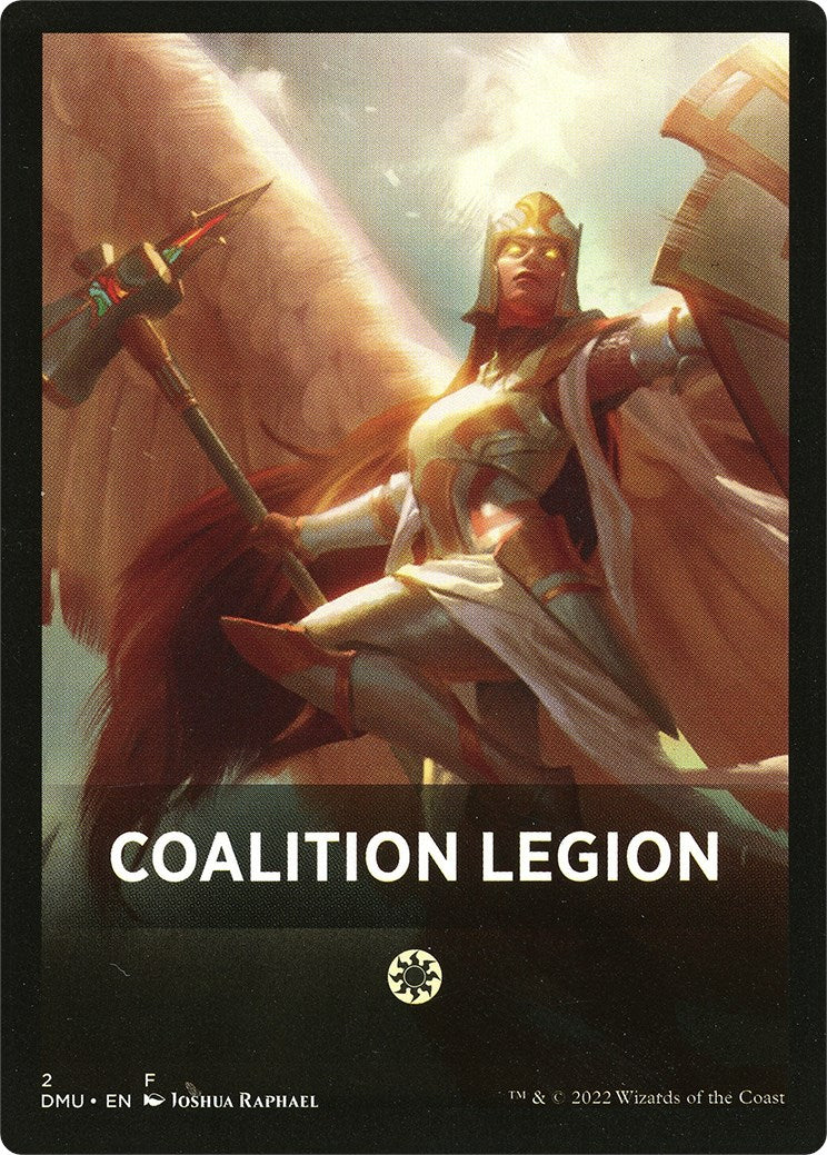 Coalition Legion Theme Card [Dominaria United Tokens] | Gear Gaming Fayetteville