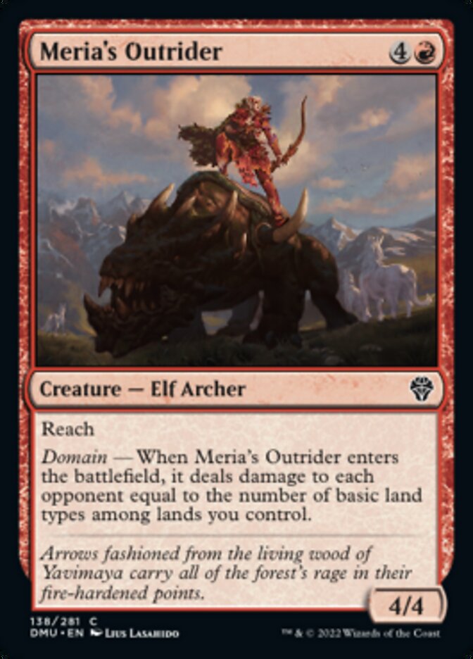 Meria's Outrider [Dominaria United] | Gear Gaming Fayetteville