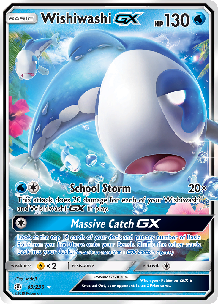 Wishiwashi GX (63/236) [Sun & Moon: Cosmic Eclipse] | Gear Gaming Fayetteville