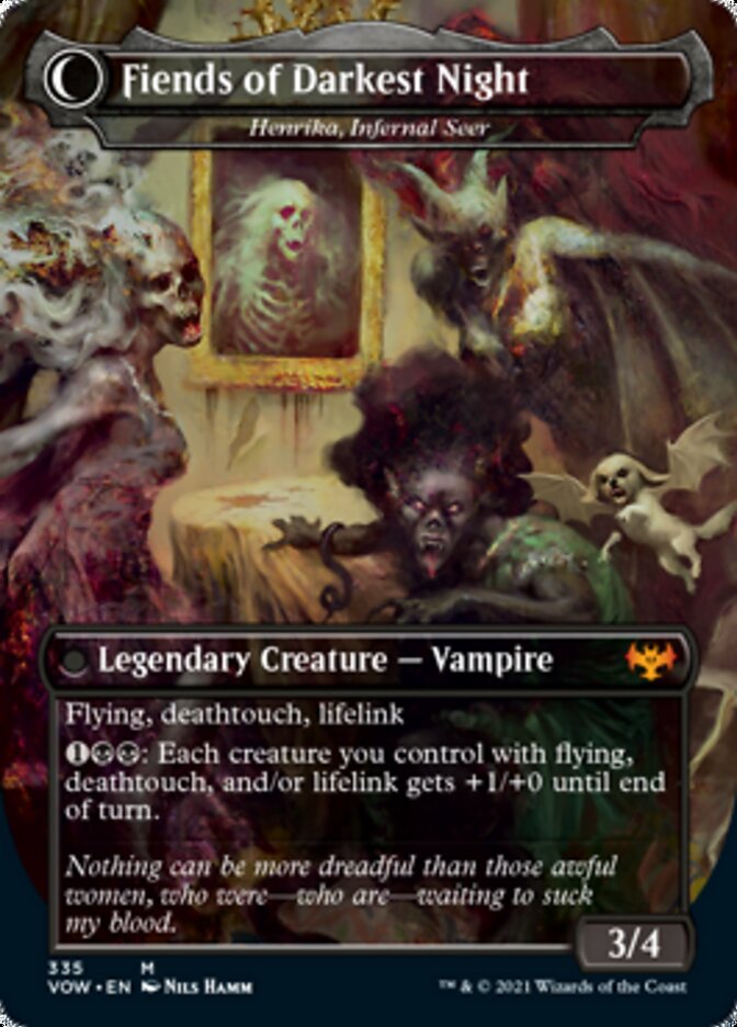 Henrika Domnathi // Henrika, Infernal Seer - The Three Weird Sisters // Fiends of Darkest Night [Innistrad: Crimson Vow] | Gear Gaming Fayetteville