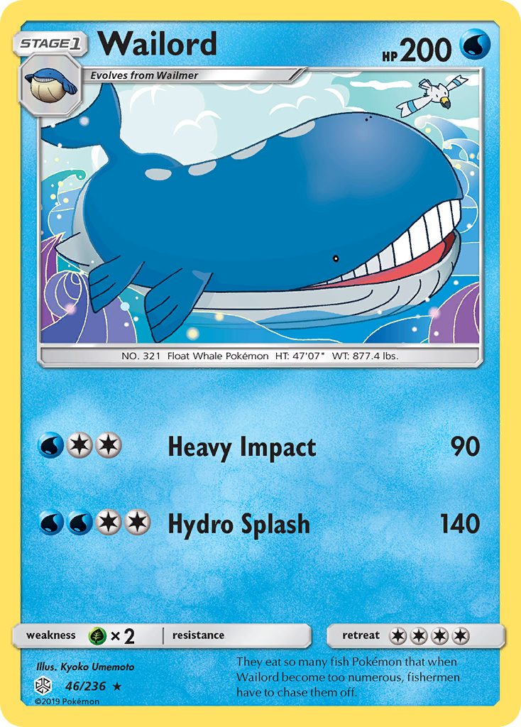 Wailord (46/236) [Sun & Moon: Cosmic Eclipse] | Gear Gaming Fayetteville