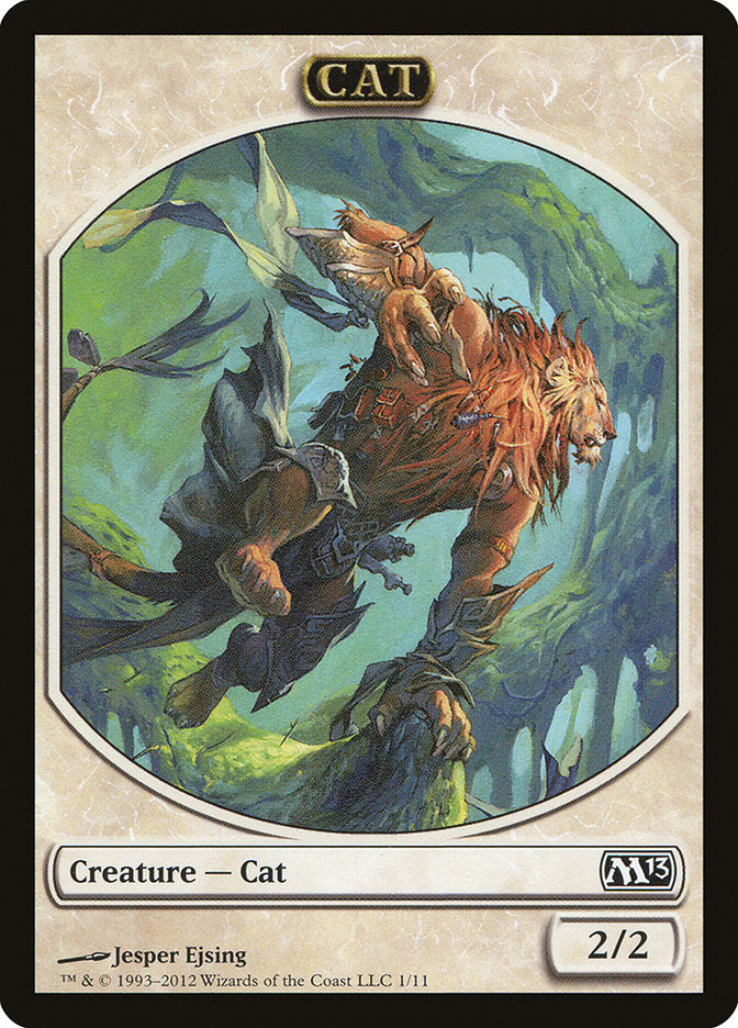 Cat Token [Magic 2013 Tokens] | Gear Gaming Fayetteville