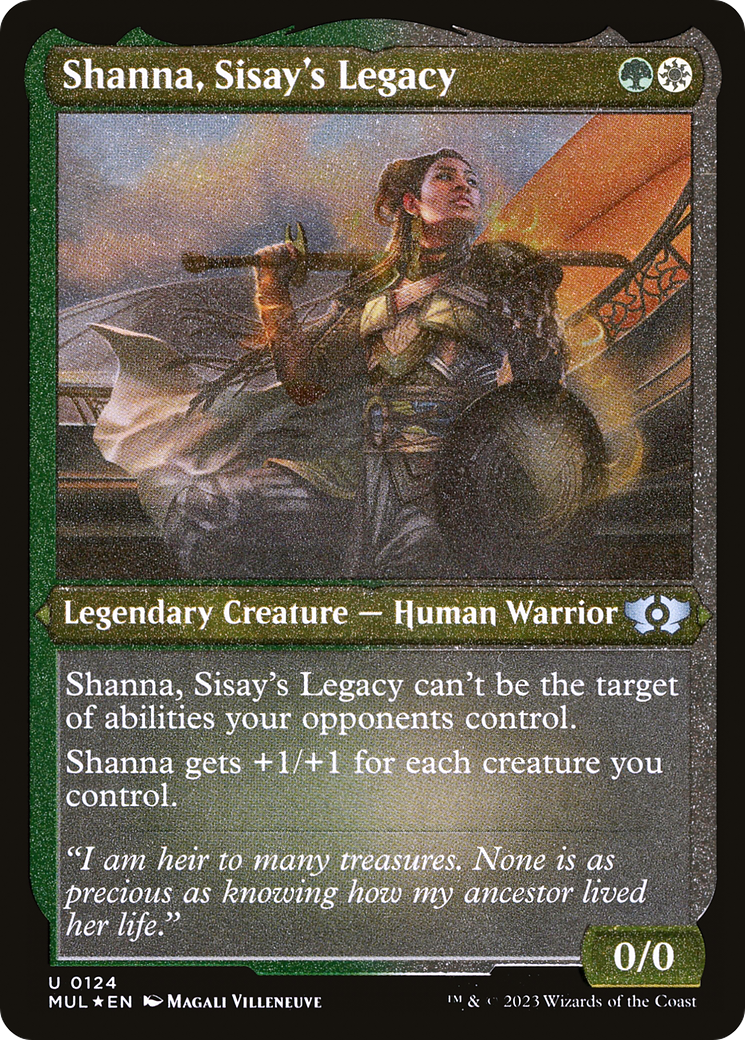 Shanna, Sisay's Legacy (Foil Etched) [Multiverse Legends] | Gear Gaming Fayetteville