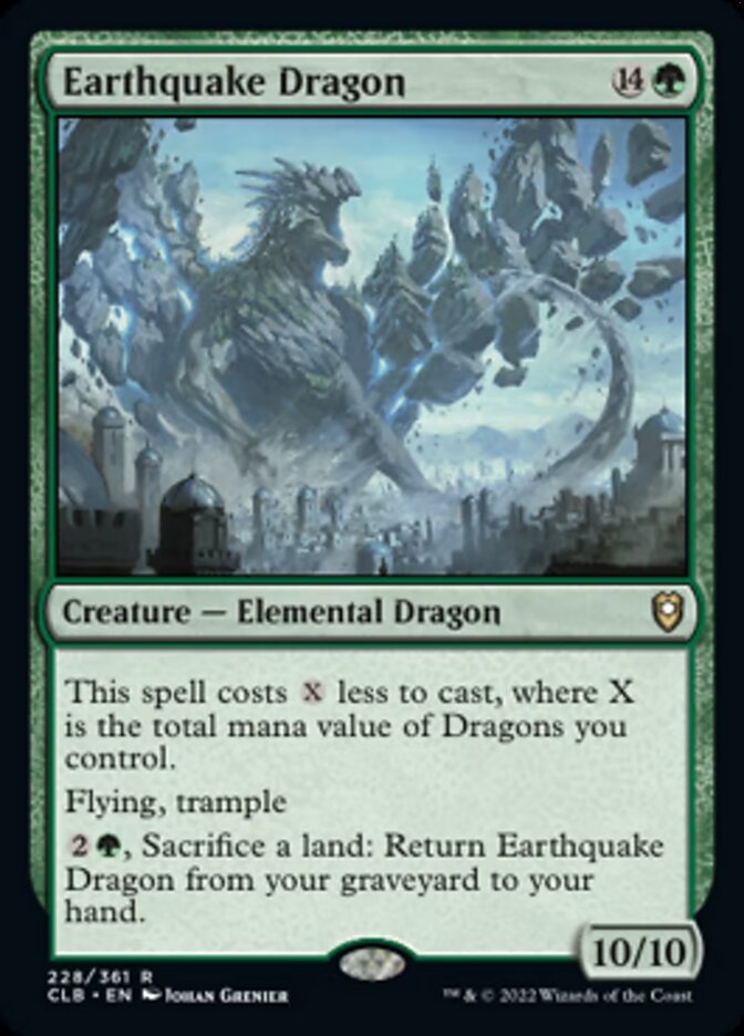 Earthquake Dragon [Commander Legends: Battle for Baldur's Gate] | Gear Gaming Fayetteville