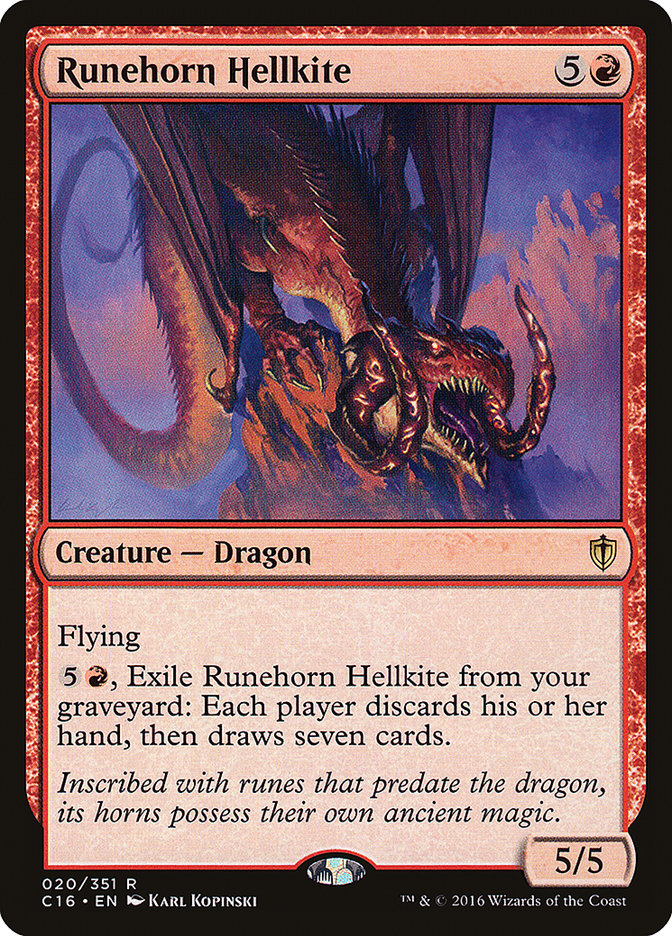 Runehorn Hellkite [Commander 2016] | Gear Gaming Fayetteville
