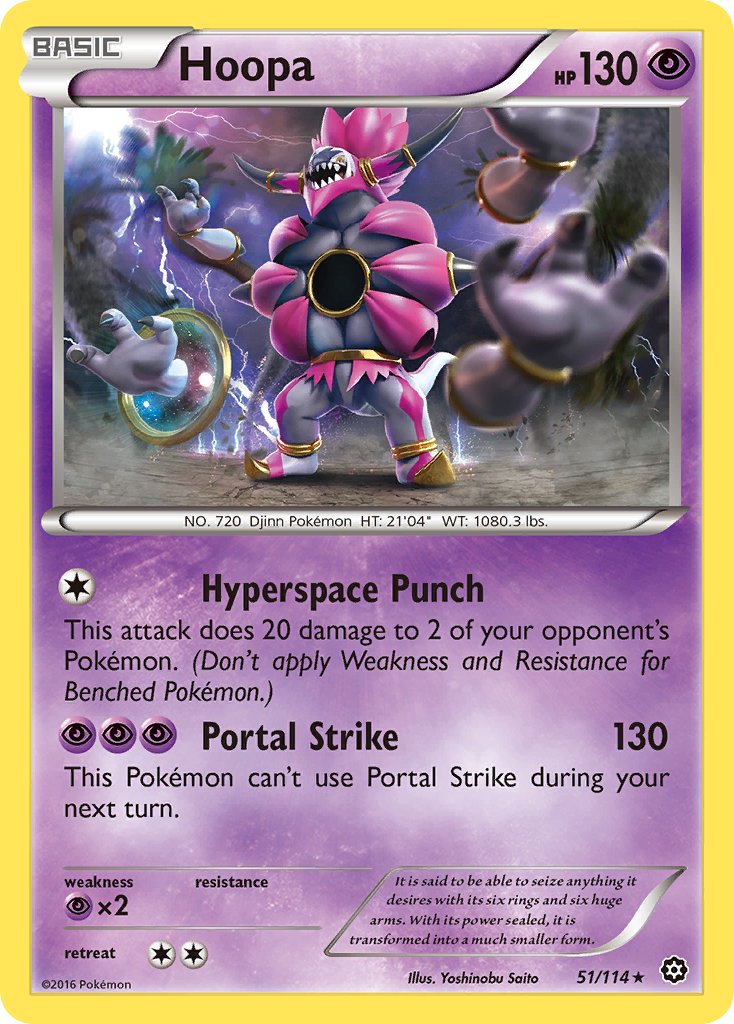 Hoopa (51/114) (Theme Deck Exclusive) [XY: Steam Siege] | Gear Gaming Fayetteville