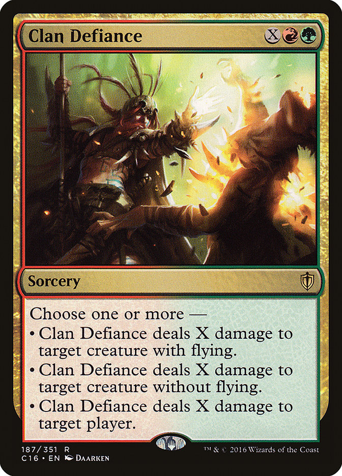 Clan Defiance [Commander 2016] | Gear Gaming Fayetteville
