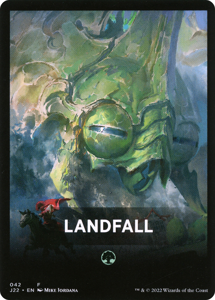 Landfall Theme Card [Jumpstart 2022 Front Cards] | Gear Gaming Fayetteville
