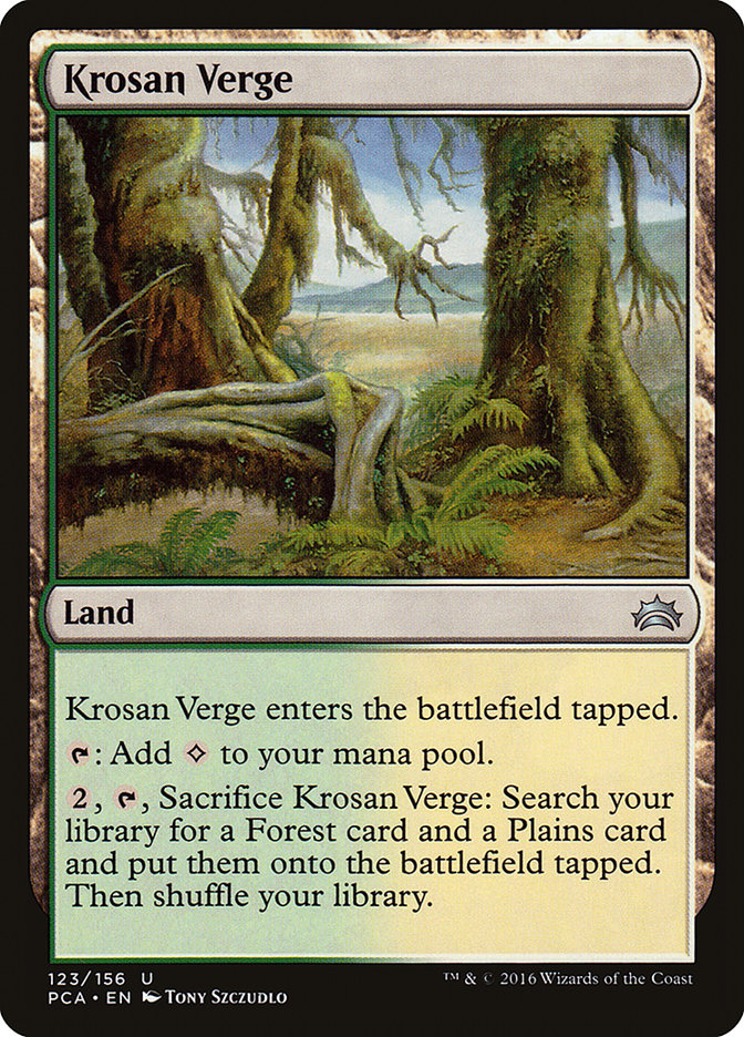 Krosan Verge [Planechase Anthology] | Gear Gaming Fayetteville