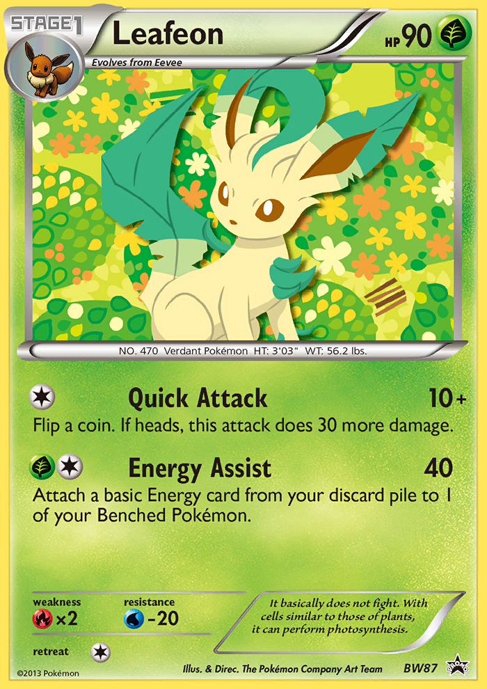 Leafeon (BW87) [Black & White: Black Star Promos] | Gear Gaming Fayetteville