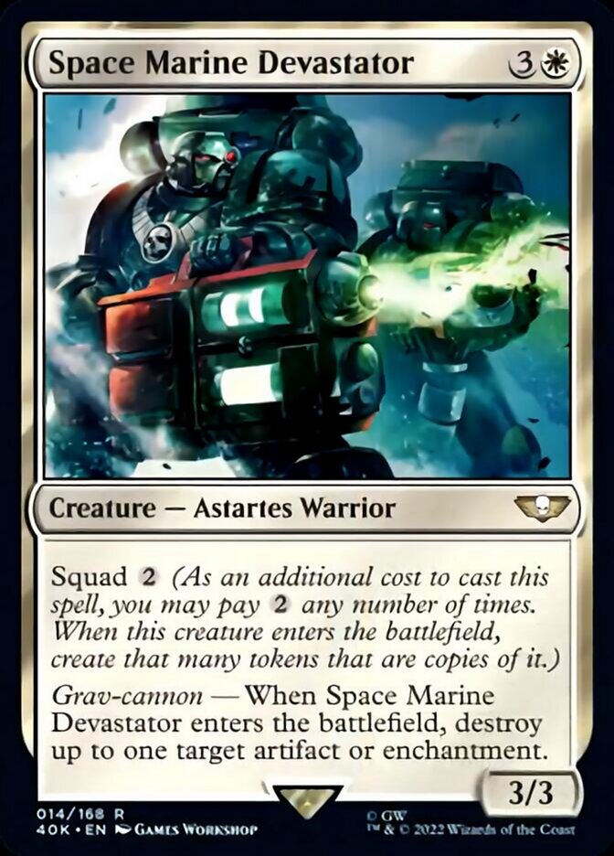 Space Marine Devastator (Surge Foil) [Warhammer 40,000] | Gear Gaming Fayetteville