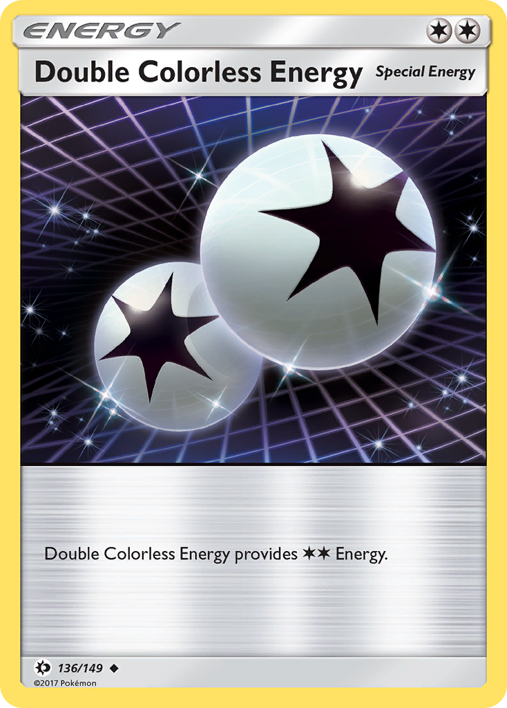 Double Colorless Energy (136/149) [Sun & Moon: Base Set] | Gear Gaming Fayetteville