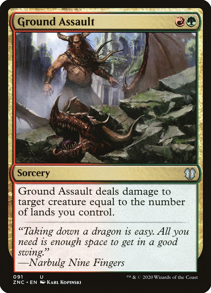 Ground Assault [Zendikar Rising Commander] | Gear Gaming Fayetteville