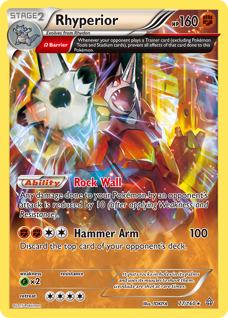 Rhyperior (77/160) [XY: Primal Clash] | Gear Gaming Fayetteville